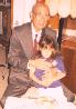 Eliyahu, 1909-1991, and his grandaughter, Naama, 1989. Click to enlarge picture.